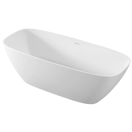 Volně stojící vana Polysan MEDINA 165x70 cm solid surface levá i pravá orientace bílá matná 92430