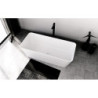 Volně stojící vana Polysan LEYLA 170x78 cm solid surface levá i pravá orientace bílá matná 92530