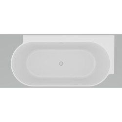 Volně stojící vana Ravak Freedom II TEC R 175x86 cm akrylát pravá grey green CC81200000