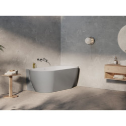 Volně stojící vana Ravak Freedom II TEC R 175x86 cm akrylát pravá smoke grey CC81500000