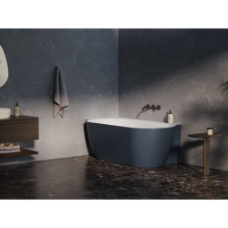 Volně stojící vana Ravak Freedom II TEC L 175x86 cm akrylát levá deapsea blue CC91400000