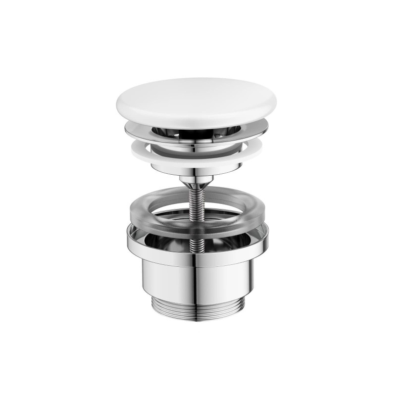 Výpust k umyvadlu Ravak Flat bílá kov X01919