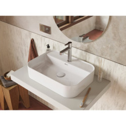 Výpust k umyvadlu Ravak Flat bílá kov X01920