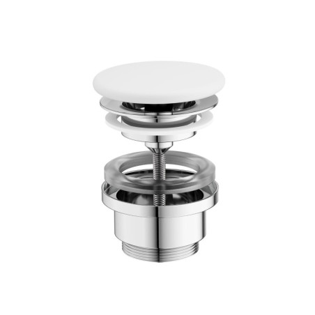 Výpust k umyvadlu Ravak Flat bílá kov X01920