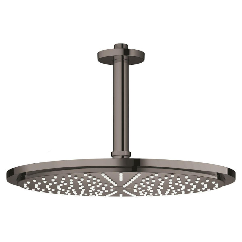 Hlavová sprcha GROHE Rainshower Cosmopolitan Metal včetně sprchového ramena Hard Graphite 26067A00