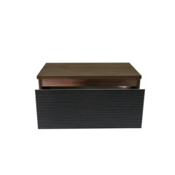Koupelnová skříňka s krycí deskou Naturel Monza 79x30x45 cm ořech mat MONZA80BN