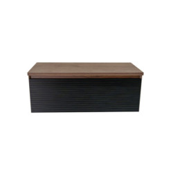 Koupelnová skříňka s krycí deskou Naturel Monza 99x30x45 cm ořech mat MONZA100BN