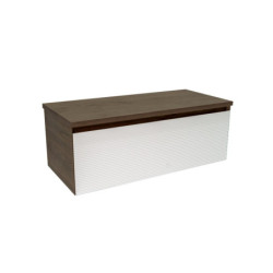 Koupelnová skříňka s krycí deskou Naturel Monza 99x30x45 cm ořech mat MONZA100WN