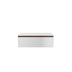 Koupelnová skříňka s krycí deskou Naturel Monza 99x30x45 cm ořech mat MONZA100WND