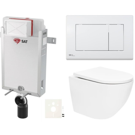 Závěsný wc set k zazdění SAT SIKOSZTOR6720