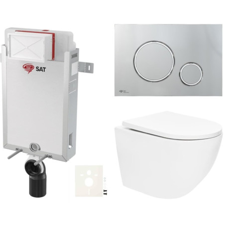 Závěsný wc set k zazdění SAT SIKOSZTOR6771