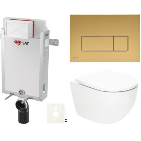 Závěsný wc set k zazdění SAT Fusion SIKOSZTORFUGM