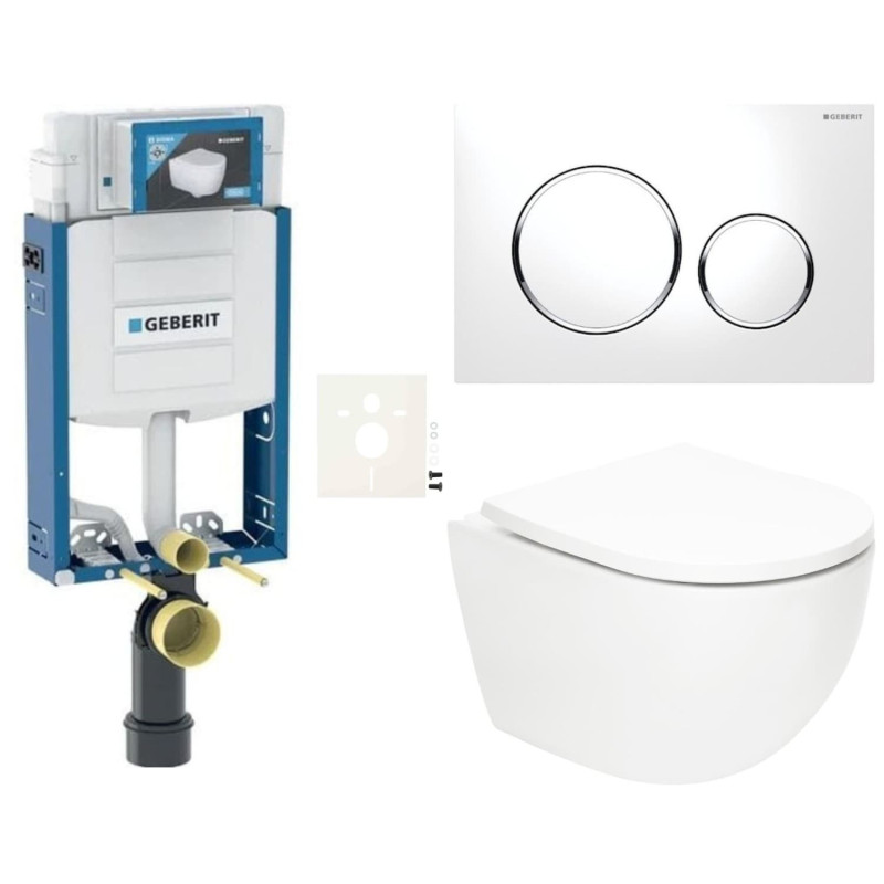 Závěsný wc set k zazdění SAT Fusion SIKOGZTORFUS20