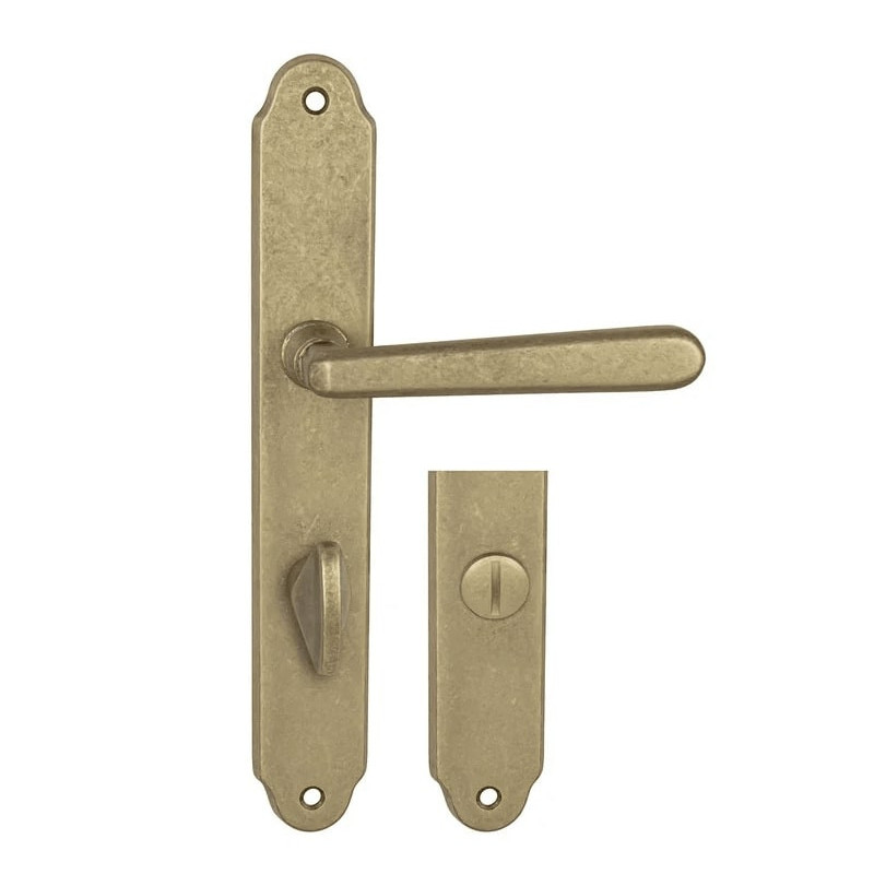 Klika Naturel ALT Wiena Natural mosaz nelakovaná klika/klika rozteč 90 mm WC WIENNATKLKLWC90