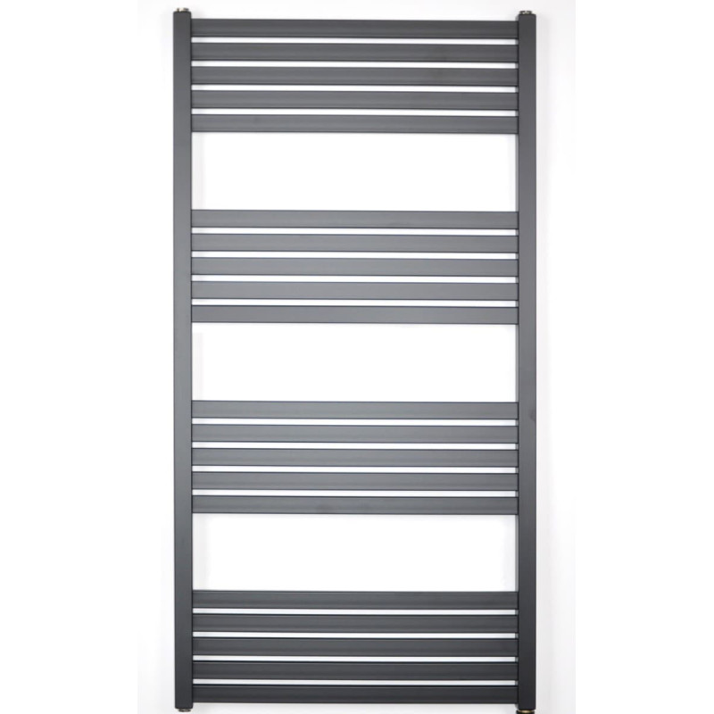 Radiátor kombinovaný SAT KH 120x45 cm černá matná SATRAKH4501200BL