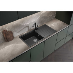 Dřez SAT černá SATSINKGQK103B