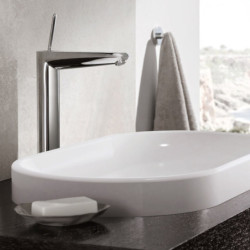 Vysoká umyvadlová baterie GROHE Eurodisc Joy s výpustí chrom 23428000
