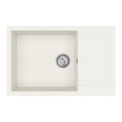 Dřez SAT bílá SATSINKGQT105W