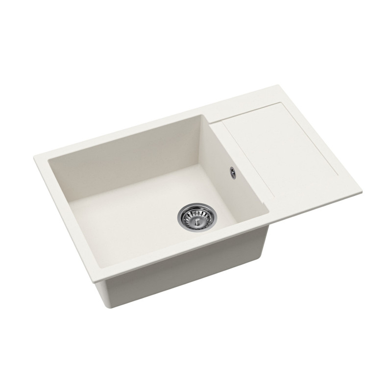 Dřez SAT bílá SATSINKGQT105W