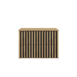 Koupelnová skříňka s krycí deskou SAT Delano 80x56x45 cm dub mat DELANO80ZDCDE