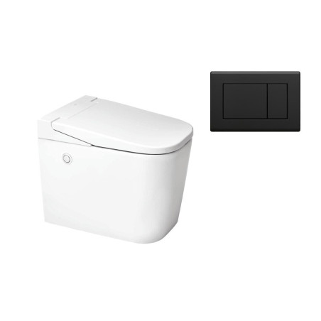 Ultimax stojící WC s technologií OptimFlush včetně nádržky a nástěnného tlačítka SATOFSHFS3.B28