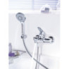 Vanová baterie GROHE Eurodisc se sprchovým setem chrom 33395002
