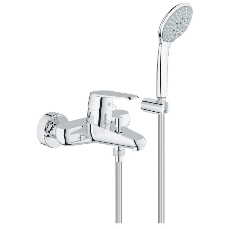 Vanová baterie GROHE Eurodisc se sprchovým setem chrom 33395002