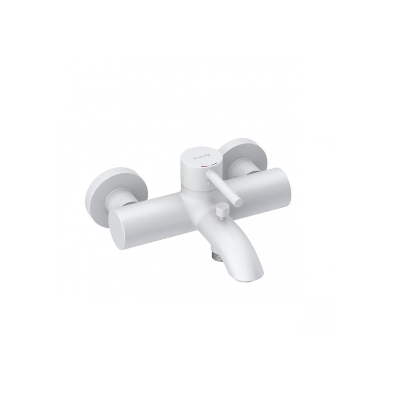Vanová baterie Kludi Bozz bez sprchového setu 150 mm bílá matná 386915376 Vanová baterie Kludi Bozz bez sprchového setu 150 mm bílá matná 386915376