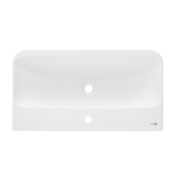 Umyvadlo SAT Project 80x42 cm otvor pro baterii uprostřed SATUMPRO8042