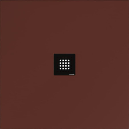 Sprchová vanička čtvercová Polysan Flexia 90x90 cm litý mramor hnědá 71546.71