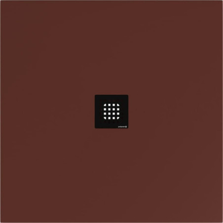 Sprchová vanička čtvercová Polysan Flexia 100x100 cm litý mramor hnědá 71552.71