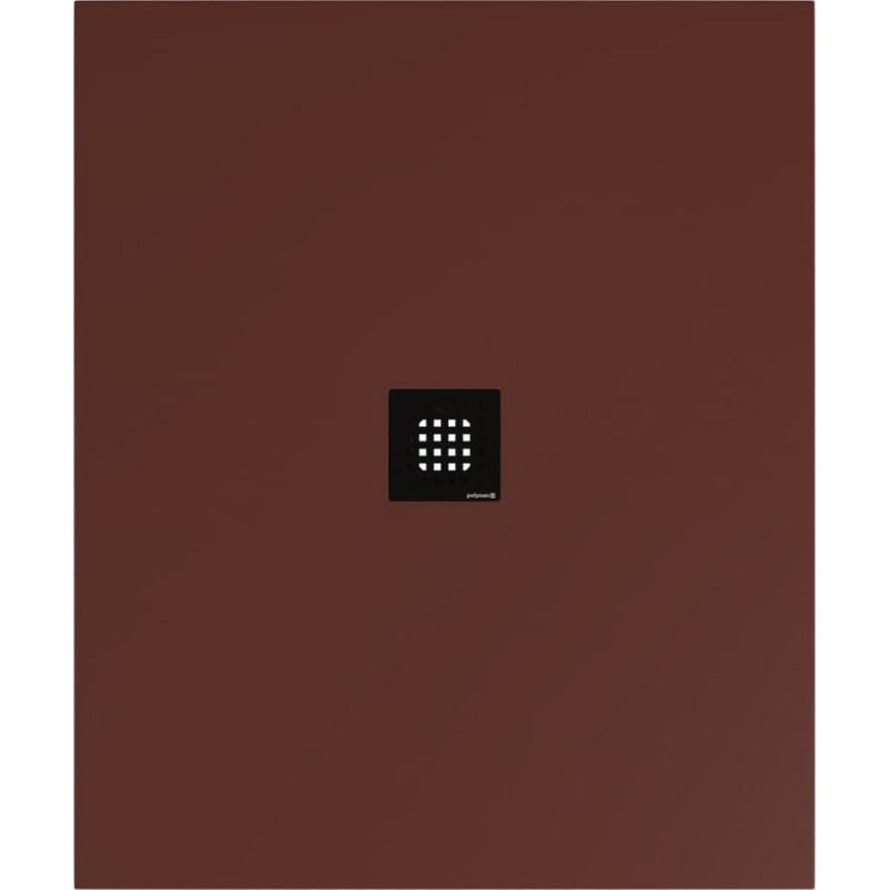 Sprchová vanička obdélníková Polysan Flexia 120x100 cm litý mramor hnědá 71563.71