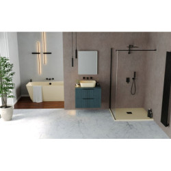 Sprchová vanička obdélníková Polysan Flexia 120x100 cm litý mramor béžová 71563.81