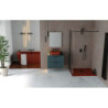 Sprchová vanička obdélníková Polysan Flexia 130x90 cm litý mramor hnědá 72896.71