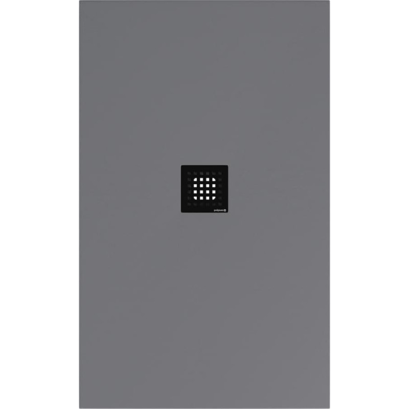 Sprchová vanička obdélníková Polysan Flexia 130x80 cm litý mramor šedá 72899.31