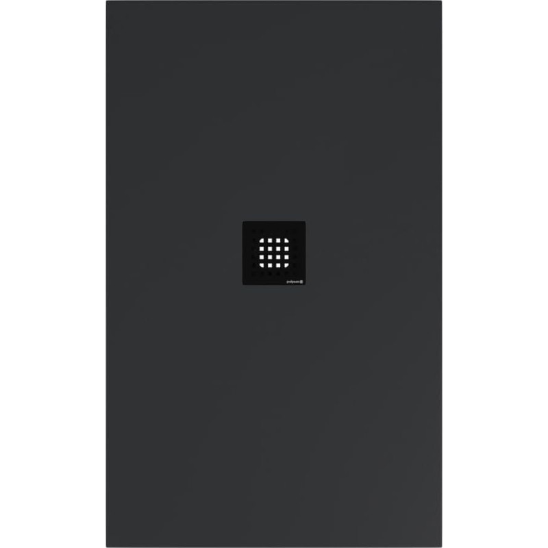 Sprchová vanička obdélníková Polysan Flexia 130x80 cm litý mramor antracit 72899.51