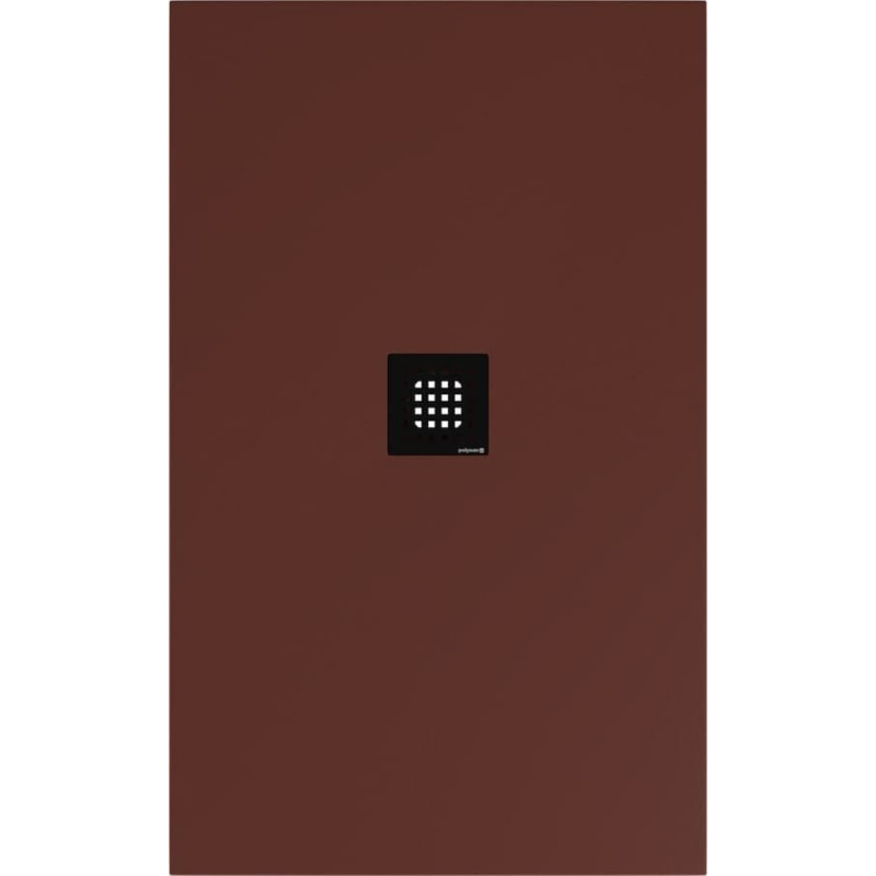 Sprchová vanička obdélníková Polysan Flexia 130x80 cm litý mramor hnědá 72899.71