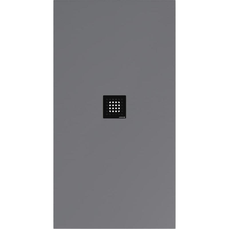 Sprchová vanička obdélníková Polysan Flexia 150x80 cm litý mramor šedá 72901.31