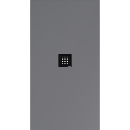 Sprchová vanička obdélníková Polysan Flexia 150x80 cm litý mramor šedá 72901.31