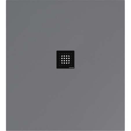 Sprchová vanička obdélníková Polysan Flexia 110x100 cm litý mramor šedá 72922.31