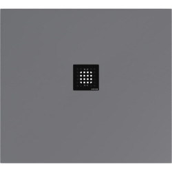 Sprchová vanička obdélníková Polysan Flexia 100x90 cm litý mramor šedá 72925.31