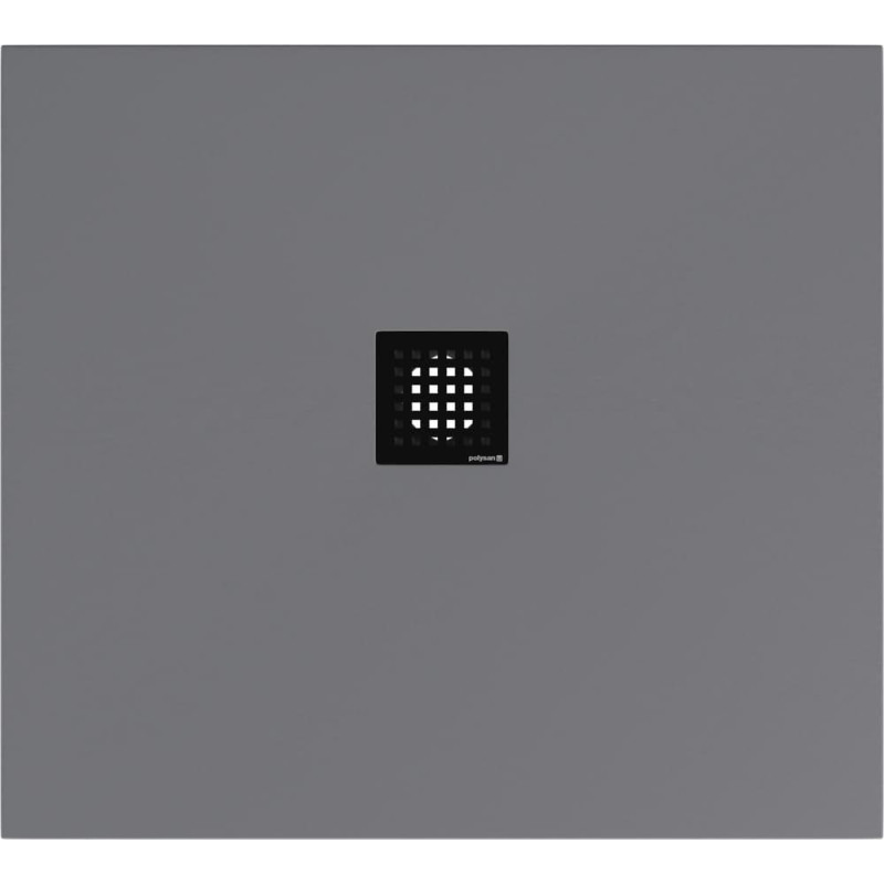 Sprchová vanička obdélníková Polysan Flexia 100x90 cm litý mramor šedá 72925.31