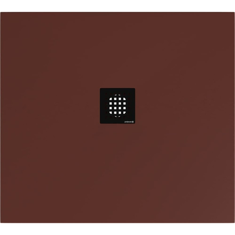 Sprchová vanička obdélníková Polysan Flexia 100x90 cm litý mramor hnědá 72925.71