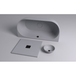 Sprchová vanička obdélníková Polysan Flexia 120x80 cm litý mramor šedá 77922.31