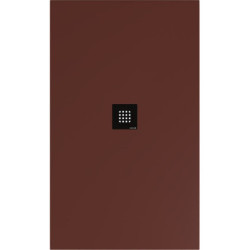 Sprchová vanička obdélníková Polysan Flexia 150x90 cm litý mramor hnědá 72898.71