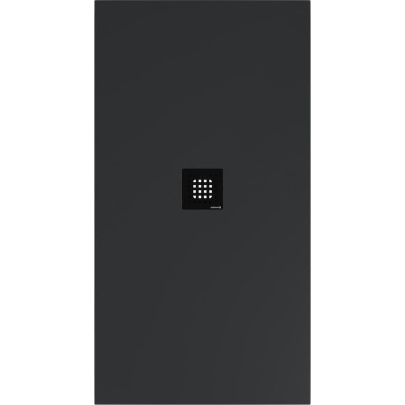 Sprchová vanička obdélníková Polysan Flexia 150x80 cm litý mramor antracit 72901.51