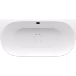 Volně stojící vana Polysan Pagoda 170x85 cm litý mramor levá i pravá bílá/šedá matná 72976.32