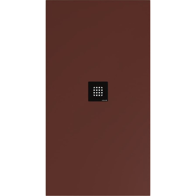 Sprchová vanička obdélníková Polysan Flexia 150x80 cm litý mramor hnědá 72901.71