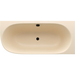 Volně stojící vana Polysan Sussi 160x70 cm litý mramor pravá béžová 90191R.81