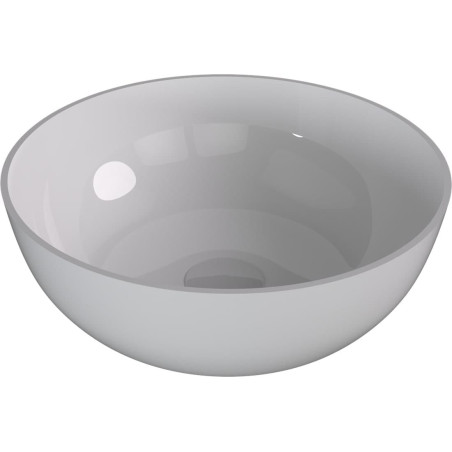 Umyvadlo na desku Polysan Banera 39x39 cm bílá matná bez přepadu 14337